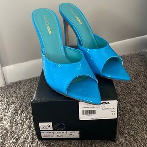 Beautiful blue heels